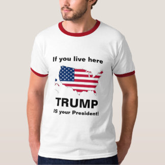 Camiseta Trump é seu presidente!