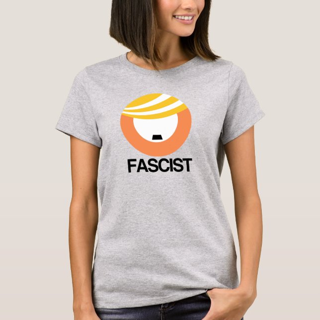 Camiseta Trump é um fascista (Frente)