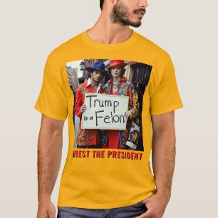 Camiseta Trump é um Felon Prisão do Presidente