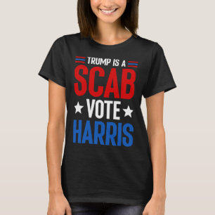 Camiseta Trump É Um Voto De Cabra Harris Kamala Harris Pres