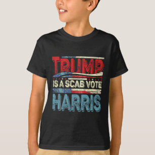 Camiseta Trump É Um Voto Malicioso Harris Wheimer 2024 Kama