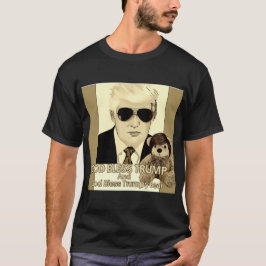 Camiseta Trump e Urso de Trumpy do Deus abençoe