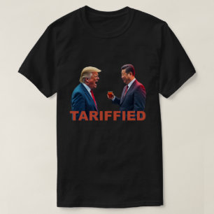 Camiseta trump e Xi Jinping tarifaram