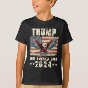 Camiseta Trump Eagle Presidente Dos Eua 2024 Retire A Améri