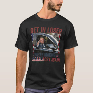 Camiseta Trump Entrar Perdido Somos Liberais Fazeres Choran