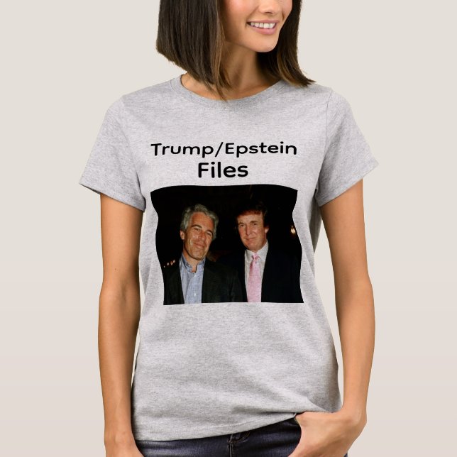 Camiseta Trump/Epstein Arquivos (Frente)