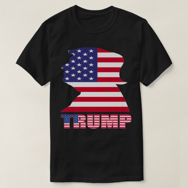 Camiseta TRUMP EUA AMERICA Premium (Frente do Design)