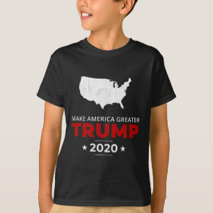 Camiseta Trump Faça a América Maior Pro EUA Conservador Vi