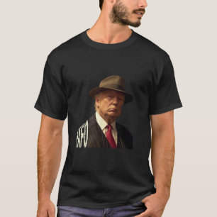Camiseta Trump Fafo Design Uni-adultos Preto Humorístico Mo