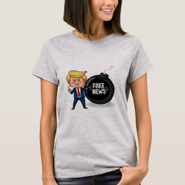 Camiseta Trump Fake News (Frente)