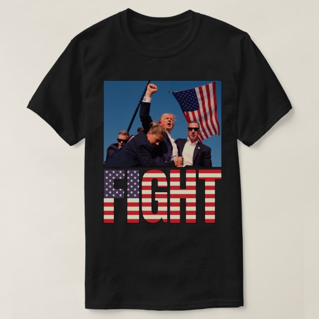Camiseta Trump Fight (Frente do Design)