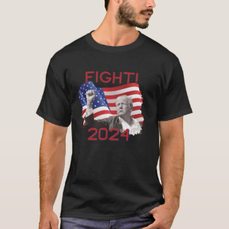 Camiseta Trump Fight 2024 Campaign T Shirt