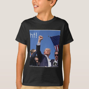 Camiseta Trump Fight Pensilvânia Shoting Ative (Ativo)