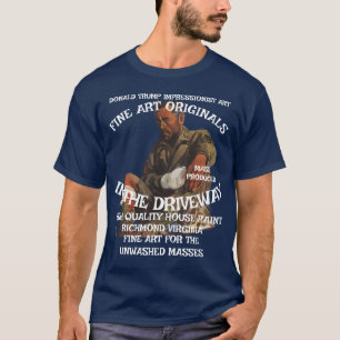 Camiseta Trump Fine Art Driveway Casa Pintura Originais 