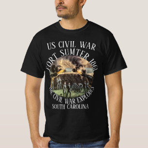 Camiseta Trump FORT SUMTER GUERRA CIVIL DOS EUA SUL