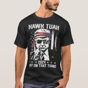 Camiseta Trump Funny Hawk Tush Cuspa Naquela Gente