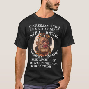 Camiseta Trump Ganância Patriarcado Misoginia Racismo Repub