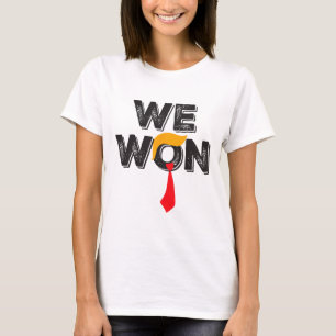 Camiseta Trump ganhamos Trump 47º Presidente vencendo eleiç
