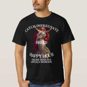 Camiseta Trump Gay Árabe Trans Sátiro Tiki Bar de Penugem