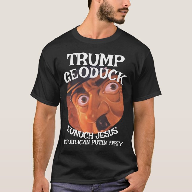 Camiseta Trump Geoduck Eunuch Jesus Adolph Partido Republic (Frente)