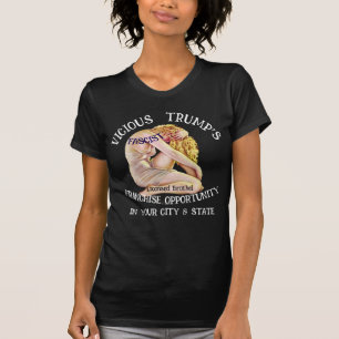 Camiseta Trump Gestapo Polícia Secreta ICE CBP Assassinos