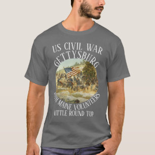 CAMISETA TRUMP GETTYSBURG GUERRA CIVIL DOS EUA 20º MAINE VO