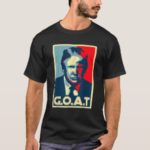 Camiseta Trump GOAT Médio Finger Voltarei à Eleição 202