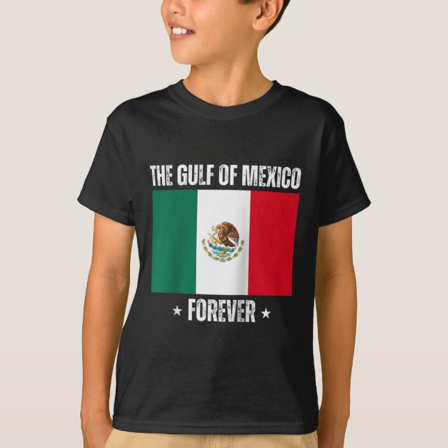 Camiseta Trump Golfo Do México Para Sempre Anti-Trump Gu Li (Frente)