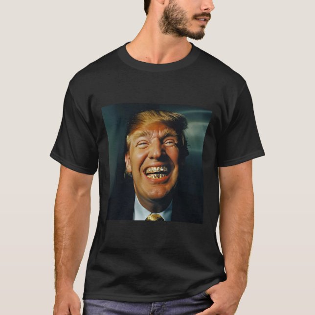 Camiseta Trump Grillz  (Frente)