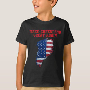 Camiseta Trump Groelândia - Bandeira dos Estados Unidos Tor