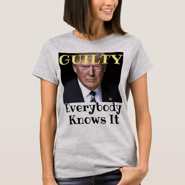 Camiseta Trump Guilty T-Shirt (Frente)