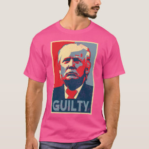 Camiseta Trump Guilty Vestido Design