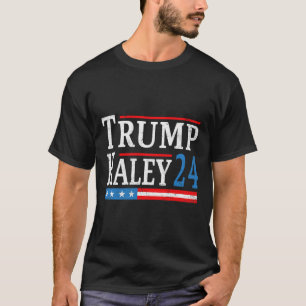 Camiseta Trump Haley 2024 Presidente Eleição Republicano Ti