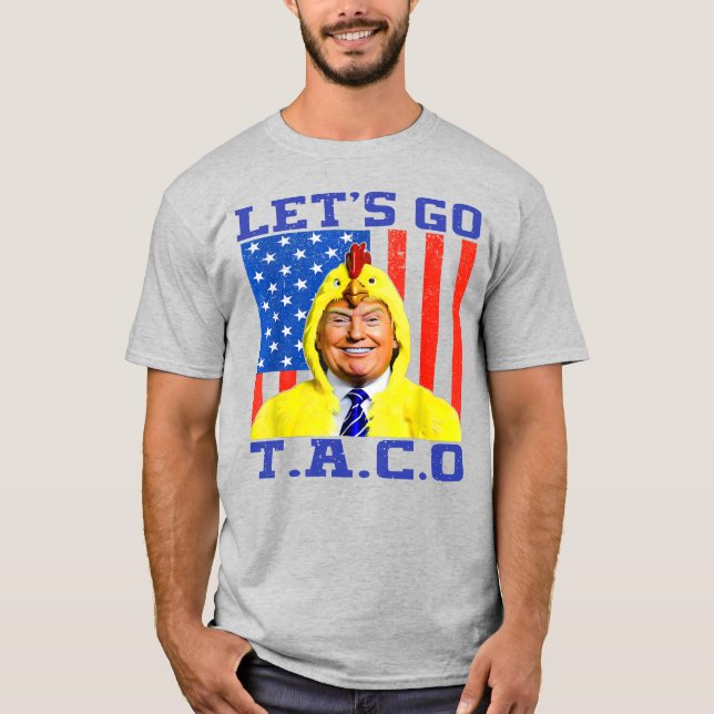 Camiseta Trump Has Taco , vamos lá trump de cigarro (Frente)