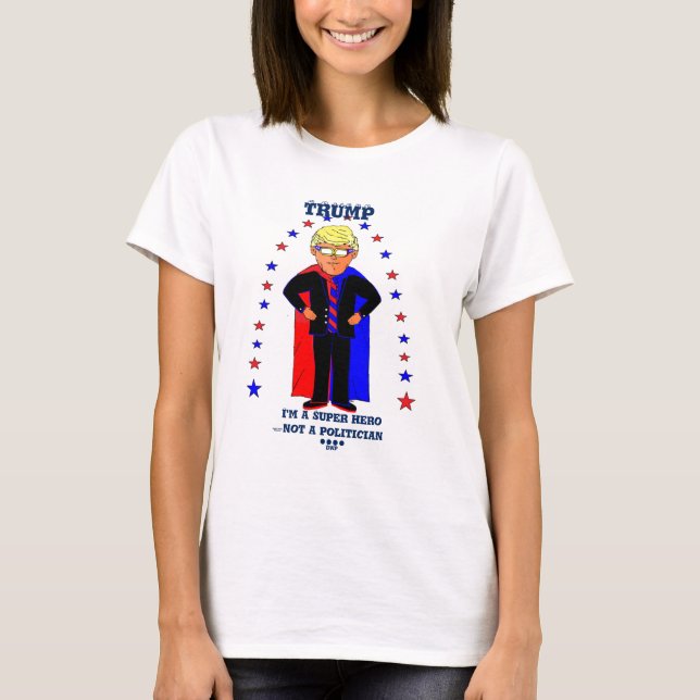 Camiseta Trump humor political sarcasm T-Shirt (Frente)