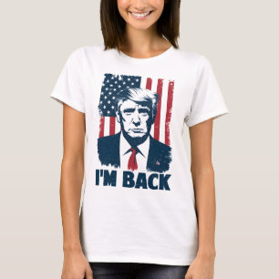 Camiseta Trump I'm Ck Presidente 47th US Flag 2024 Support