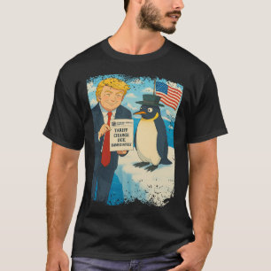 Camiseta Trump Impõe Política Pautal De Animes Pinguins Mem