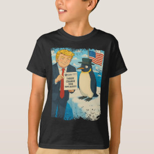 Camiseta Trump Impõe Política Pautal De Animes Pinguins Mem