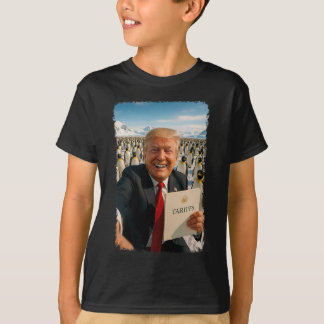 Camiseta Trump Impõe Tarifa Sobre Pinguim Política Irônica