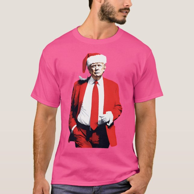 Camiseta Trump In Red Suite As Papais noeis (Frente)