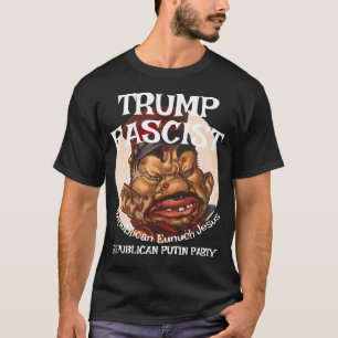 Camiseta Trump Irã Guerra Cachorro Vagabundo Bombas Crimes 