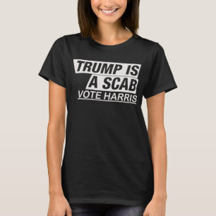 Camiseta trump isa scab vote harris