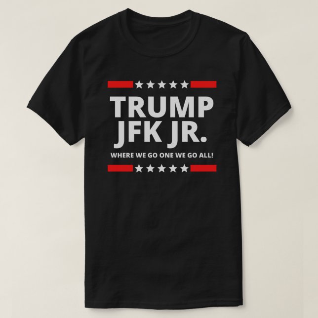 Camiseta trump jfk jr onde vamos um, vamos todos Essential (Frente do Design)