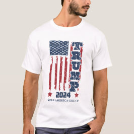 Camiseta Trump Keep America Excelente 2024 T-Shirt