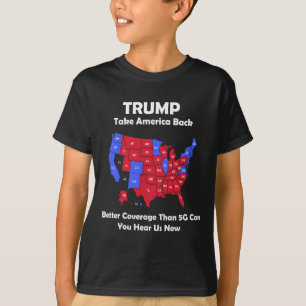 Camiseta Trump Leva a América pelo mapa dos EUA - melhor co