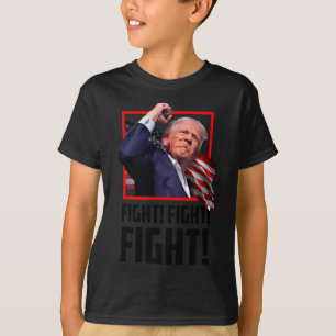 Camiseta Trump Luta Combatendo Combatentes Apoiadores Ameri