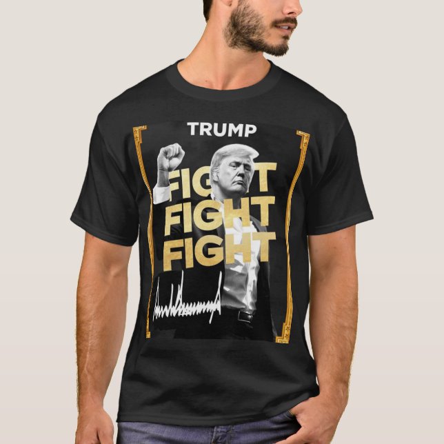 Camiseta Trump: Luta pela Vitória (Frente)