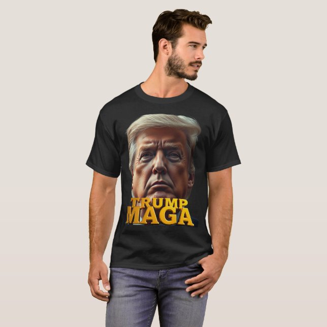 Camiseta Trump MAGA T-Shirt (Frente Completa)