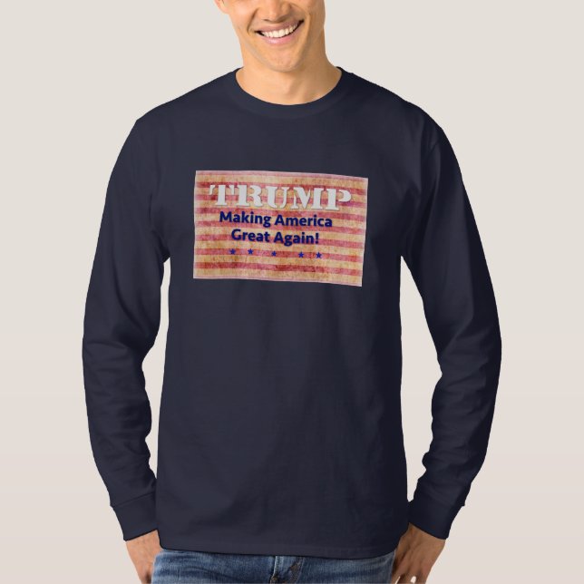 Camiseta Trump - Making America Great! (Frente)