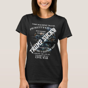Camiseta Trump MÁQUINA DO TEMPO VIAGEM BATALHA DE GETTYSBUR